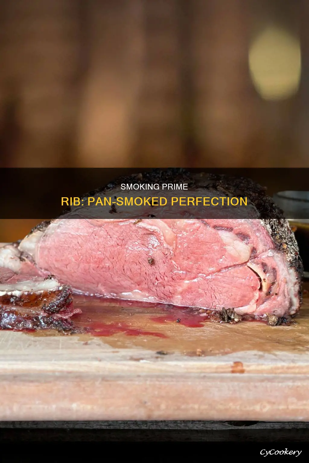 do you smoke prime rib in a pan