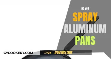 How to Properly Spray Aluminum Pans