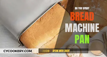 Spraying Bread Machine Pans: Yes or No?