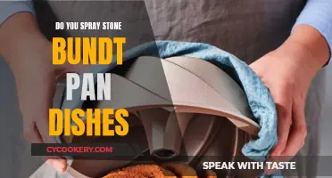 How to Spray Stone Bundt Pans