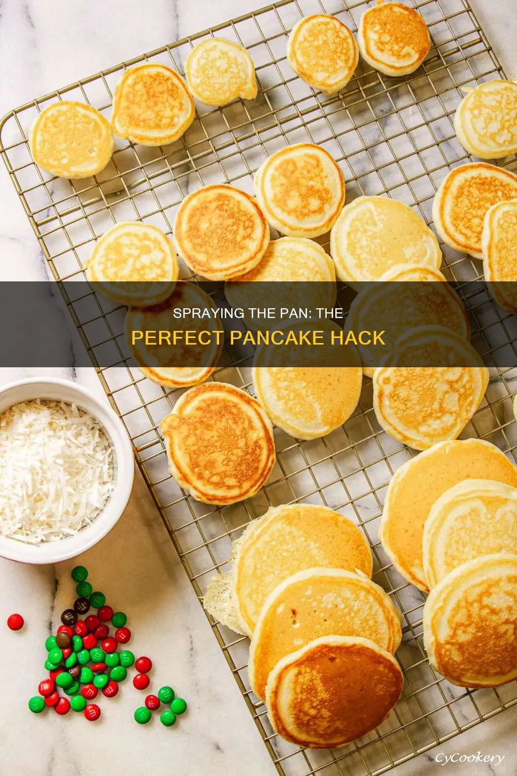 do you spray the pan before each pancake