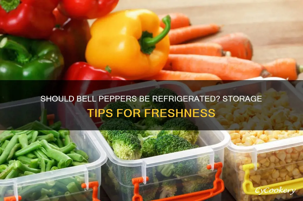 do you store bell peppers in the refrigerator