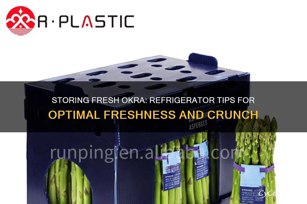 do you store fresh okra in the refrigerator