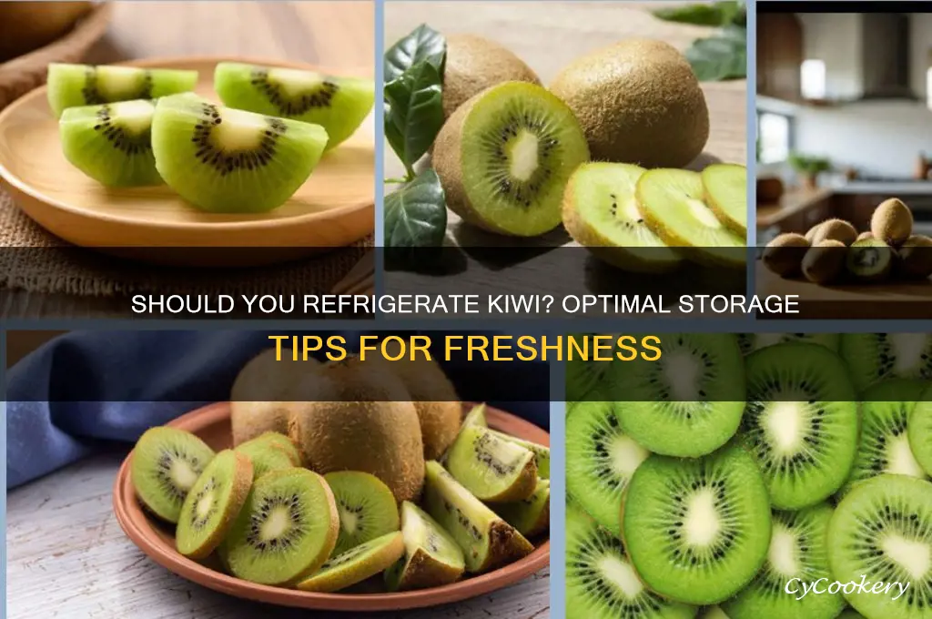 do you store kiwi in the refrigerator