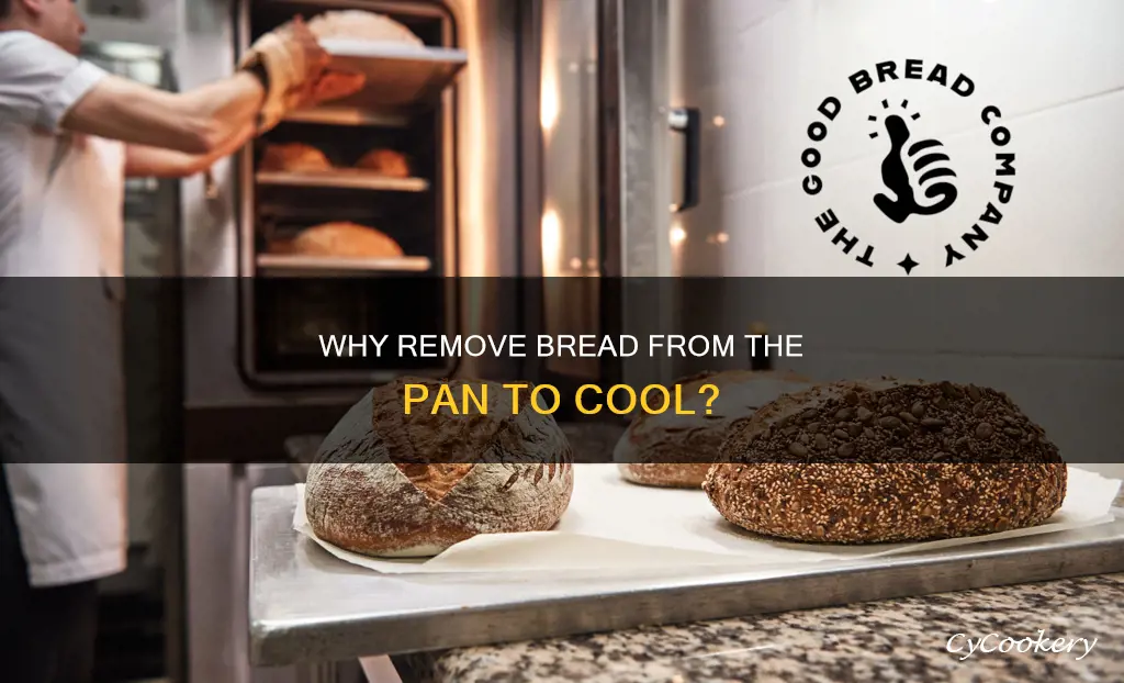do you take bread out of the pan to cool