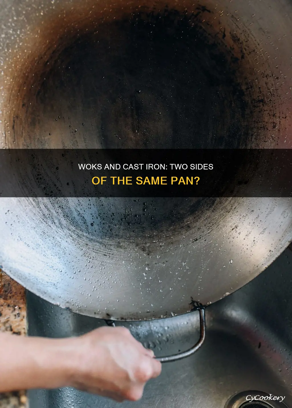 do you treat woks like cast iron pans