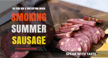 Should You Use a Water Pan When Smoking Summer Sausage?