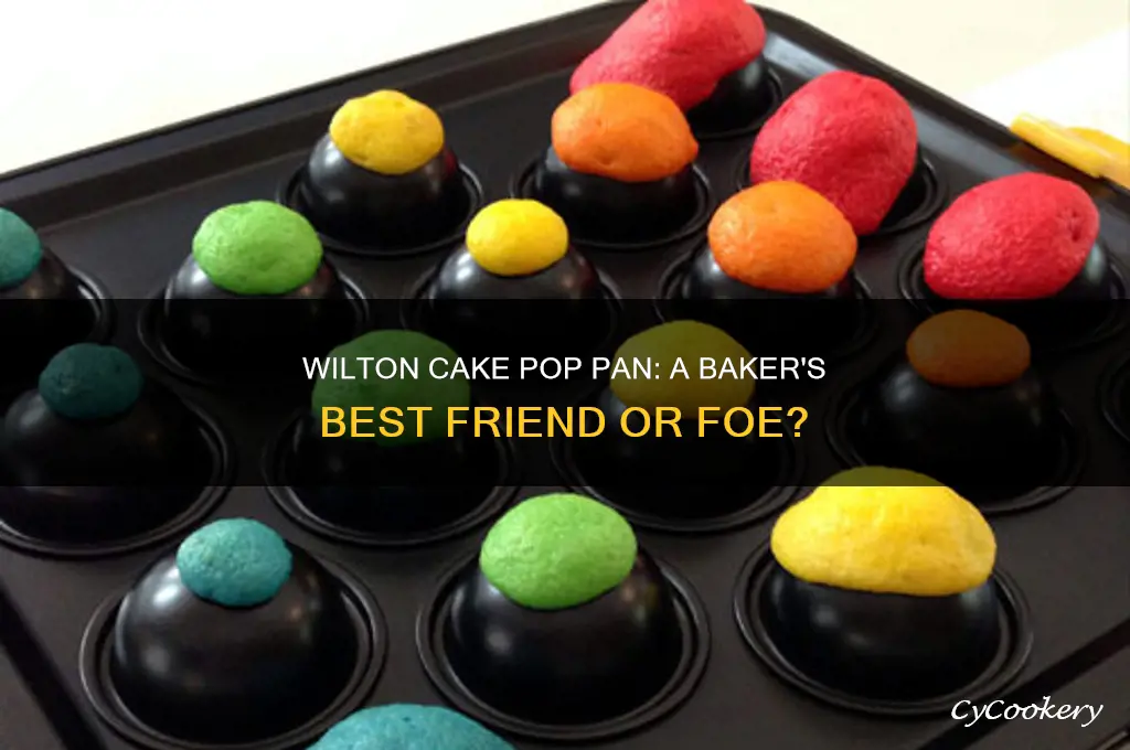 do you use wilton cake pop pan