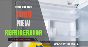 Should You Wipe Down Your New Refrigerator Before Using It?