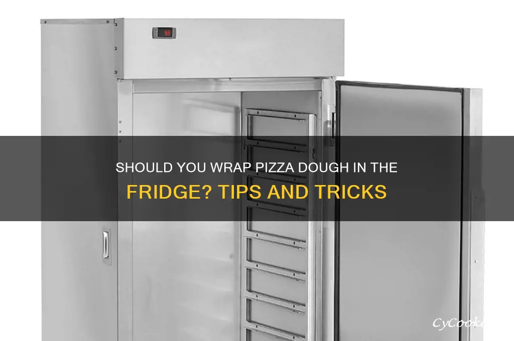 do you wrap pizza dough in refrigerator