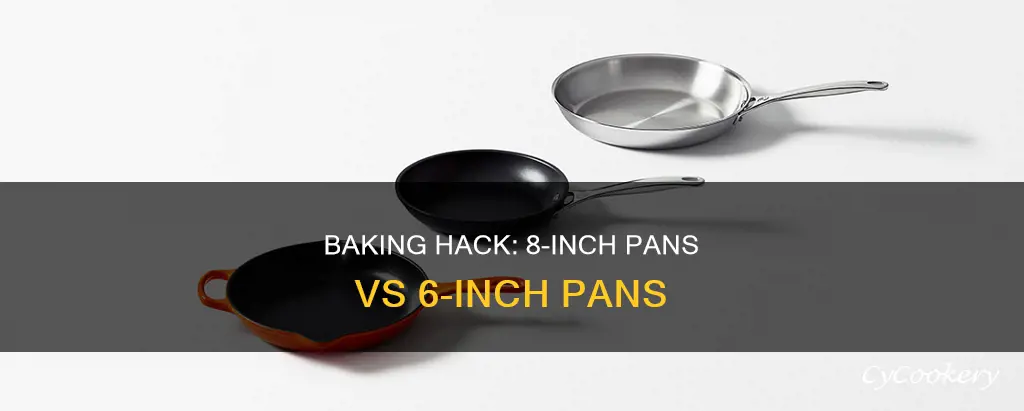 does 2 8 inch pans equal three 6 inch pans