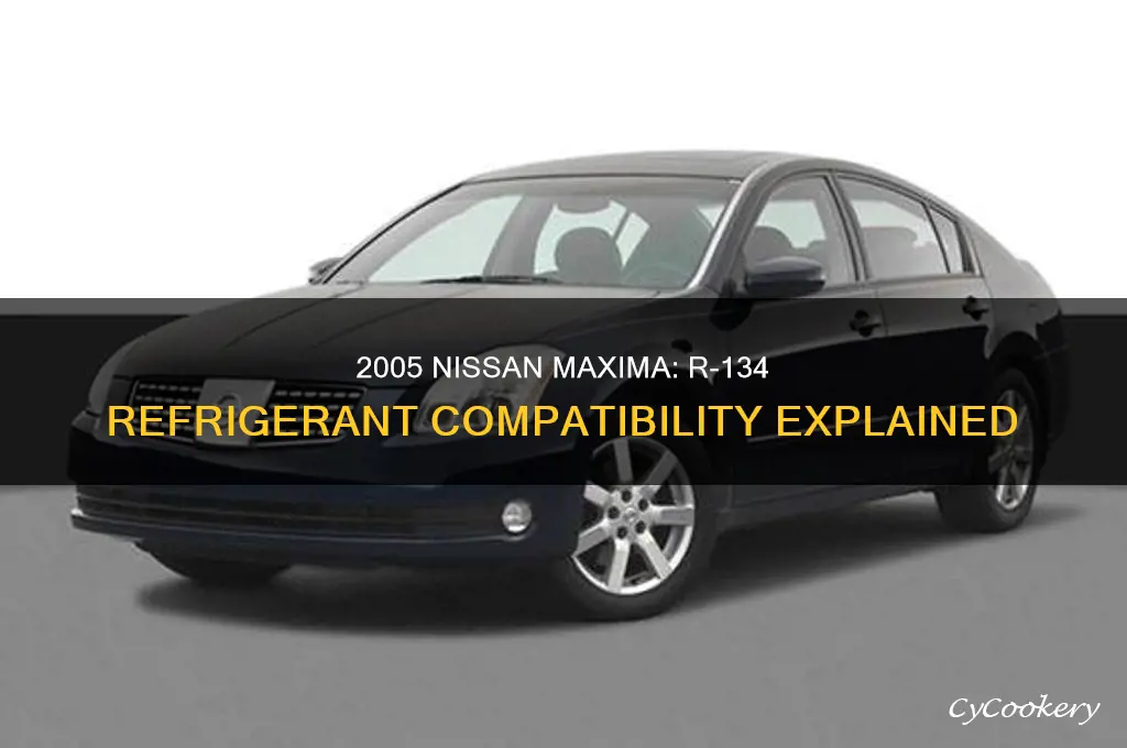 does 2005 nissan maxima use r-134 refrigerant