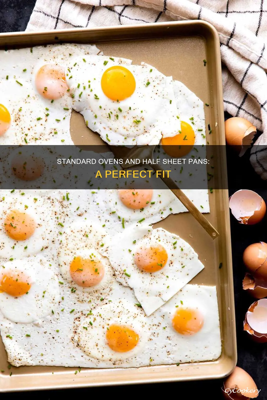 does a 2 3 sheet pan fit in an oven
