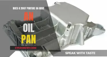 Oil Pan Presence in the 2007 Pontiac G6 Models