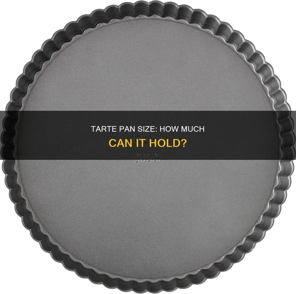 does a 9 inch tarte pan hold 1 quart