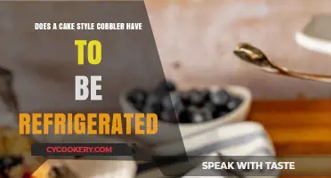 Cake Style Cobbler: Refrigerate or Not? Storage Tips Revealed