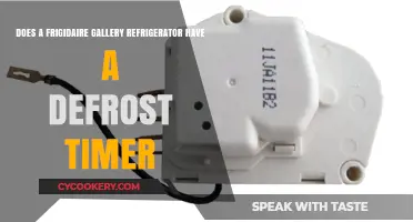 Frigidaire Gallery Refrigerator Defrost Timer: Does It Exist?