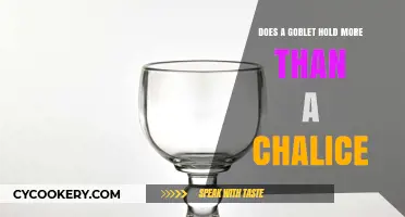 Goblet vs. Chalice: Which Holds More Liquid in Capacity?