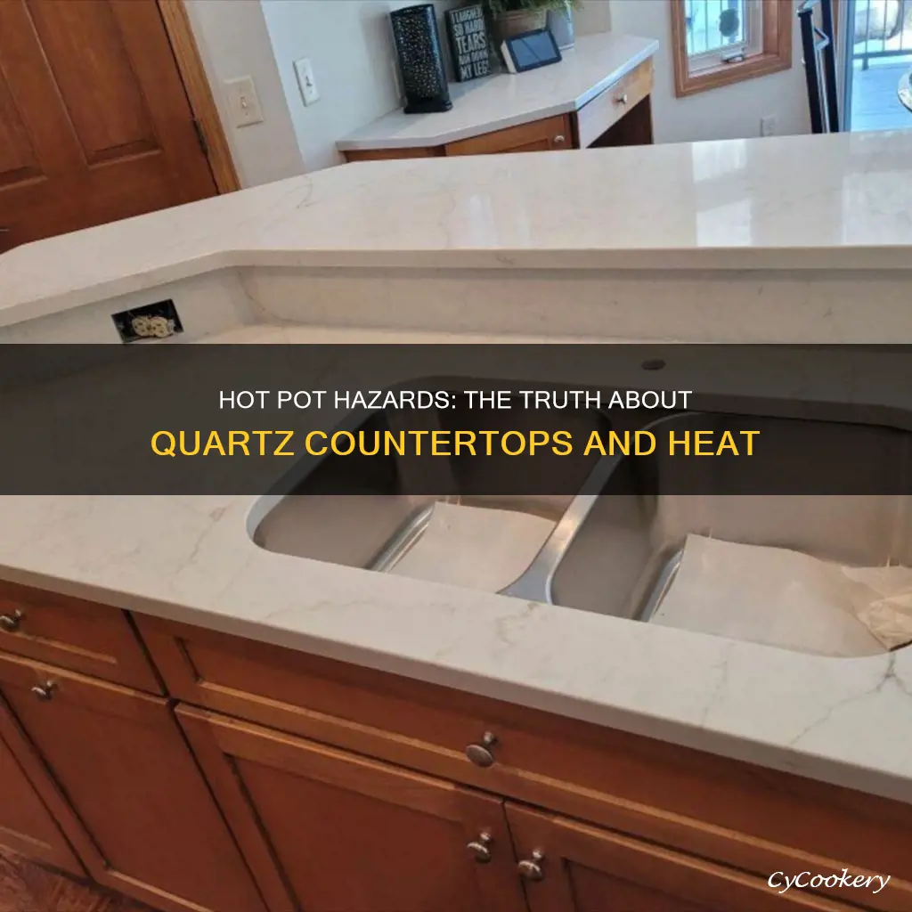 does a hot pot melt quartz countertop