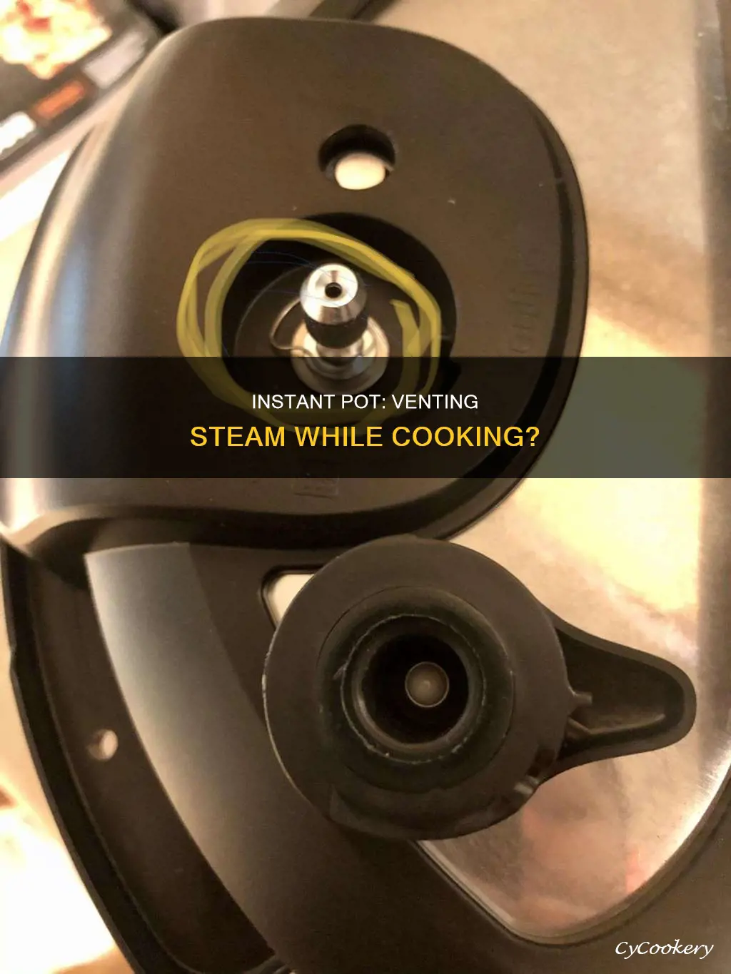 does a instant pot vent steam while cooking