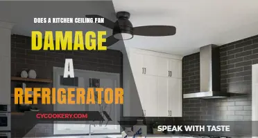 Can Kitchen Ceiling Fans Harm Your Refrigerator? Facts Revealed