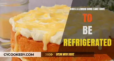 Lemon Curd Cake: Refrigeration Required or Room Temperature Safe?