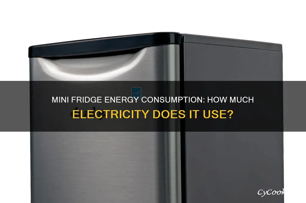 does a mini refrigerator use a lot of electricity