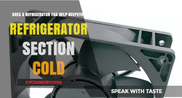 Refrigerator Fan's Role in Cooling the Fridge Section Explained