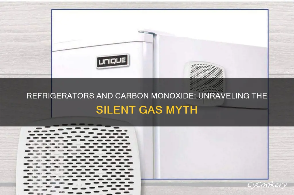 does a refrigerator give off carbon monoxide