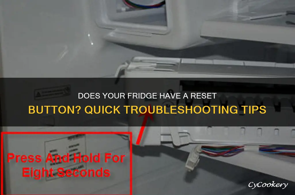 does a refrigerator have a reset button