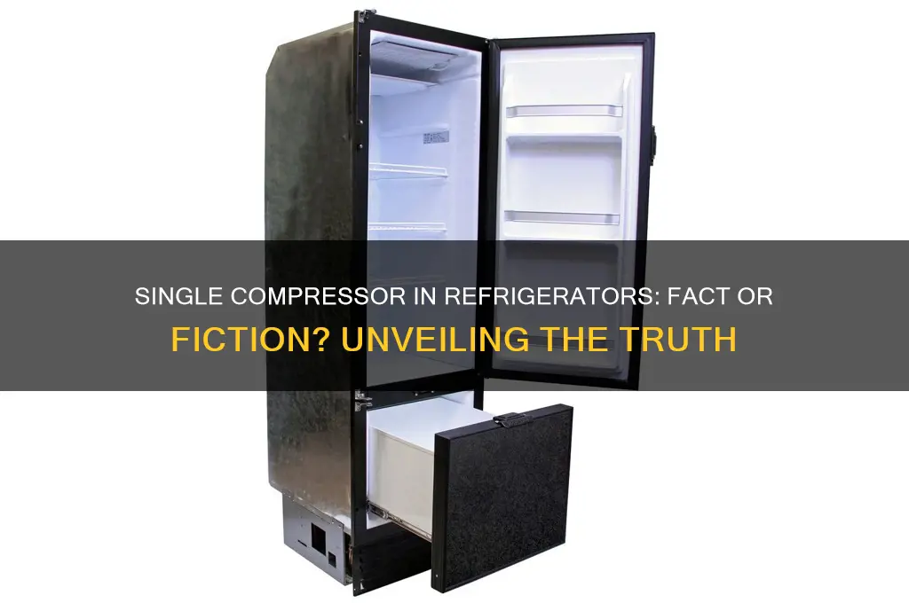 does a refrigerator have a single compressor