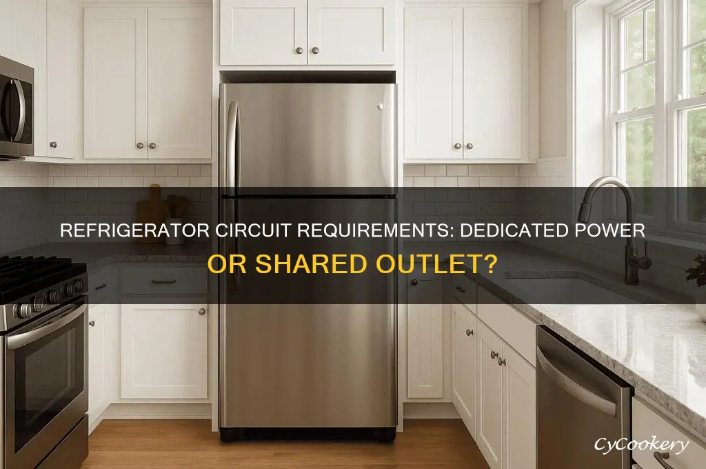 does a refrigerator have to have its own circuit