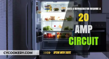 Refrigerator Power Needs: Does It Require a 20 Amp Circuit?