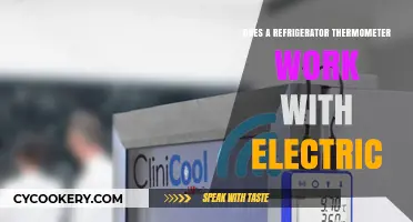 Does a Refrigerator Thermometer Function Properly with Electric Power?