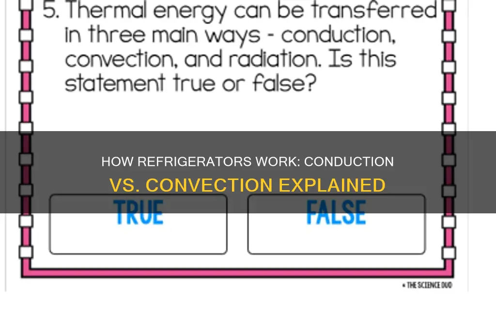 does a refrigerator work by conduction or convection