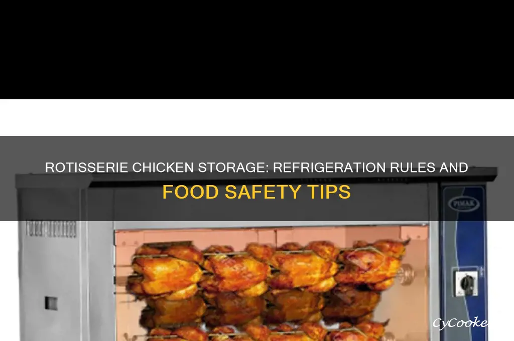 does a rotisserie chicken have to be refrigerated