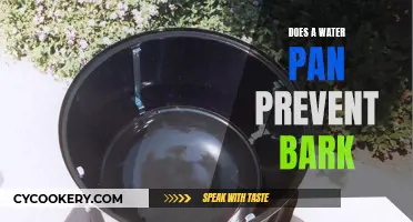 How a Water Pan Stops Bark from Burning