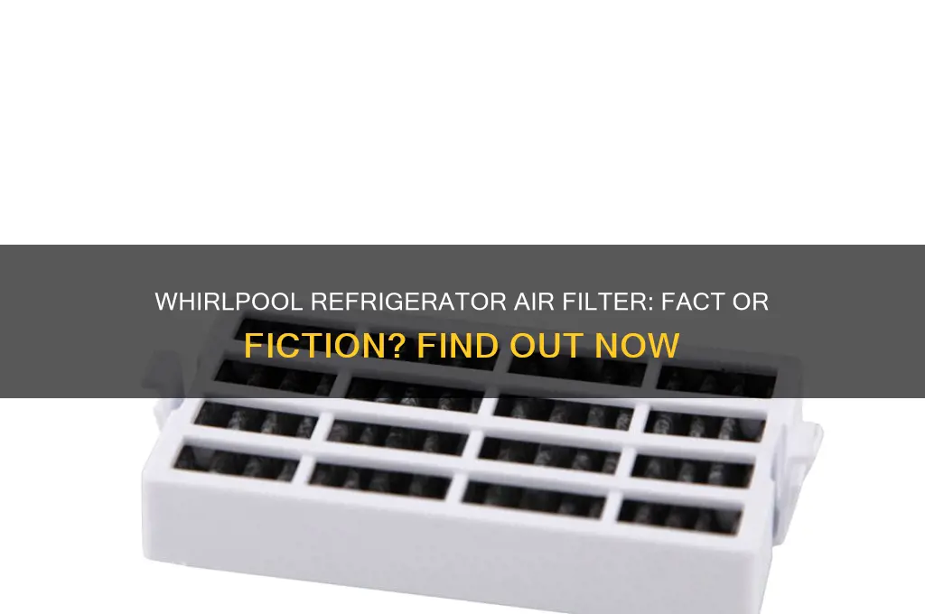 does a whirlpool refrigerator have a air filter