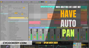 Auto Pan Missing in Ableton Live Lite: Why?
