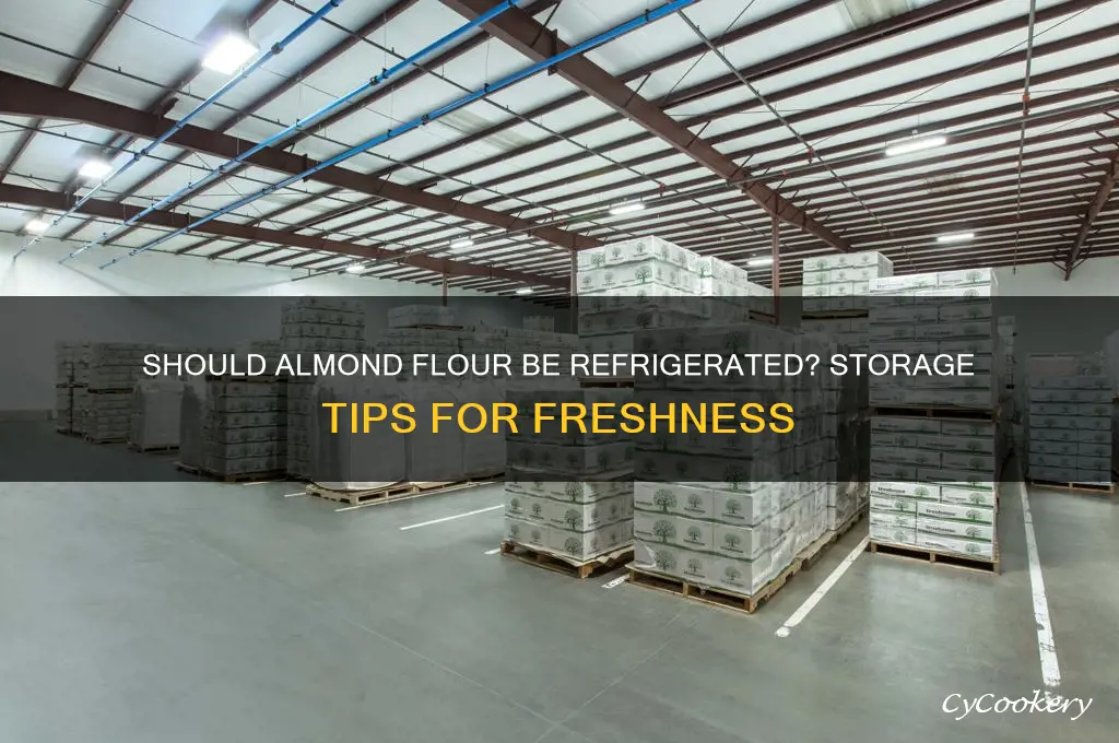 does almond flour go in the refrigerator