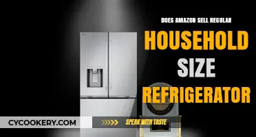 Amazon's Refrigerator Selection: Are Regular Household Sizes Available?