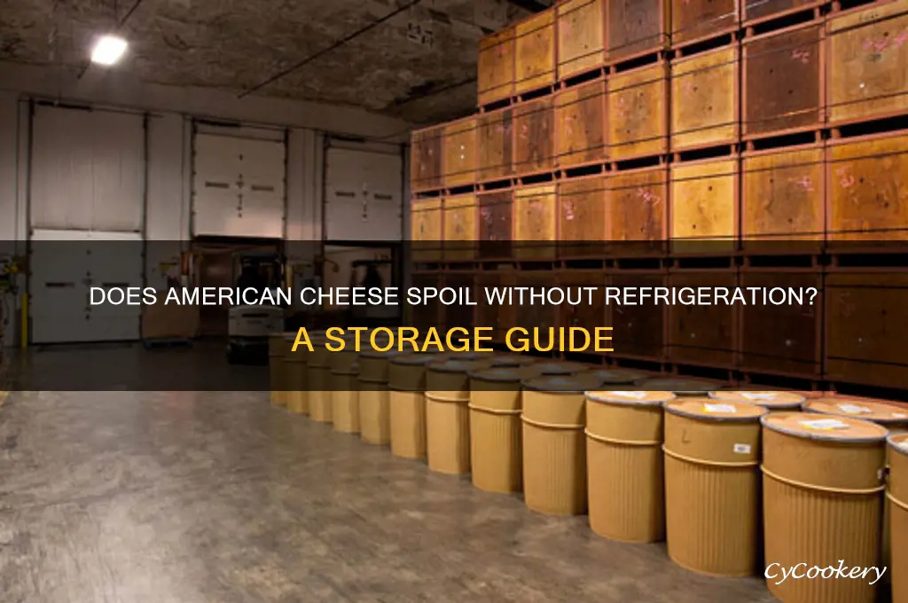 does american cheese go bad if not refrigerated