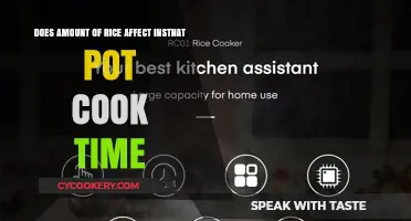 How Rice Volume Impacts Instant Pot Cooking Time