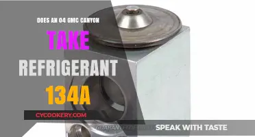 GMC Canyon 04: Does It Use Refrigerant 134a?