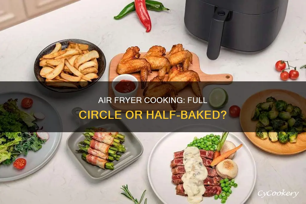 does an air fryer cook both sides