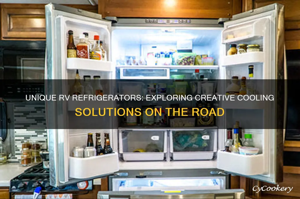 does anyone have unique refrigerator in rv