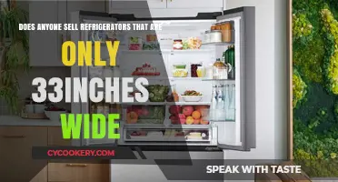 Finding 33-Inch Wide Refrigerators: Are They Available for Purchase?