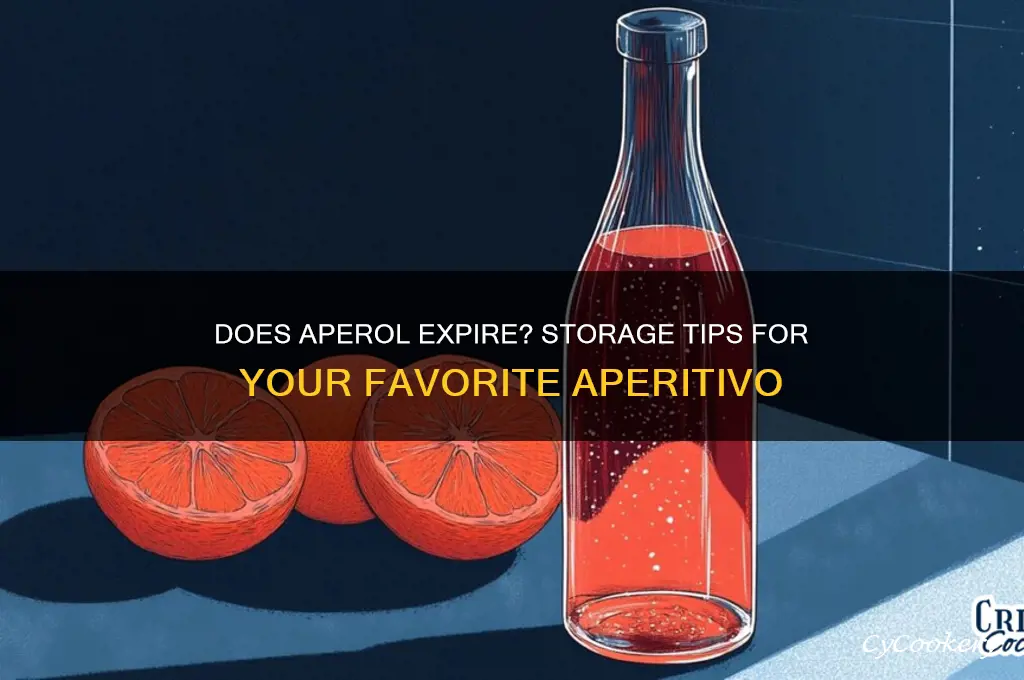 does aperol go bad if not refrigerated