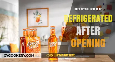 Does Aperol Need Refrigeration After Opening? Storage Tips Revealed
