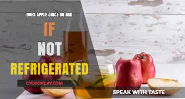 Does Apple Juice Go Bad Without Refrigeration? Shelf Life Explained
